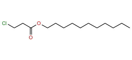 Undecyl 3-chloropropanoate